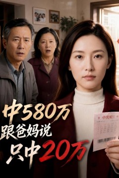 中580万跟爸妈说只中20万